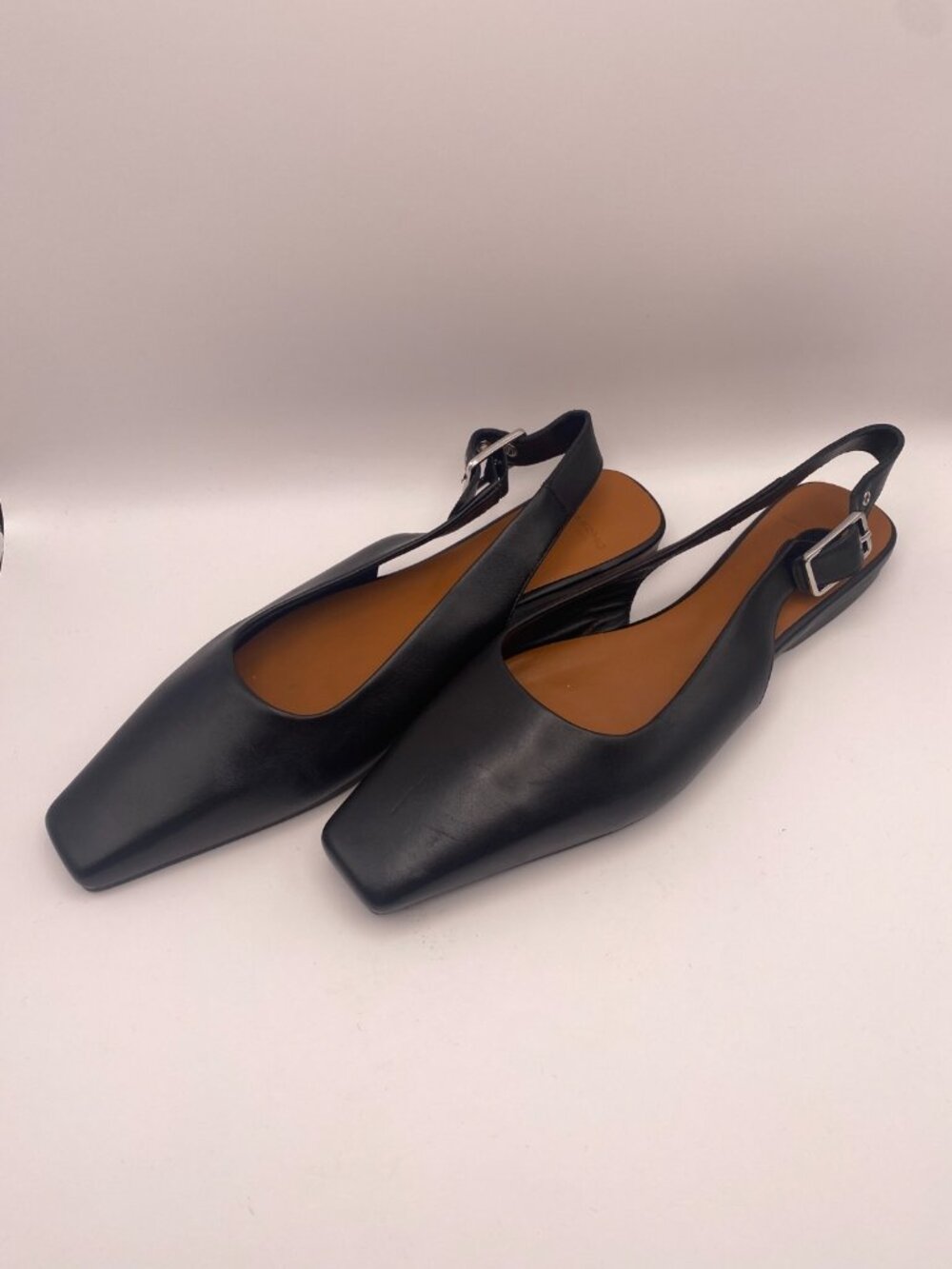 Vagabond Shoemakers Women Wioletta Black Leather Slingback Flat Sz 11